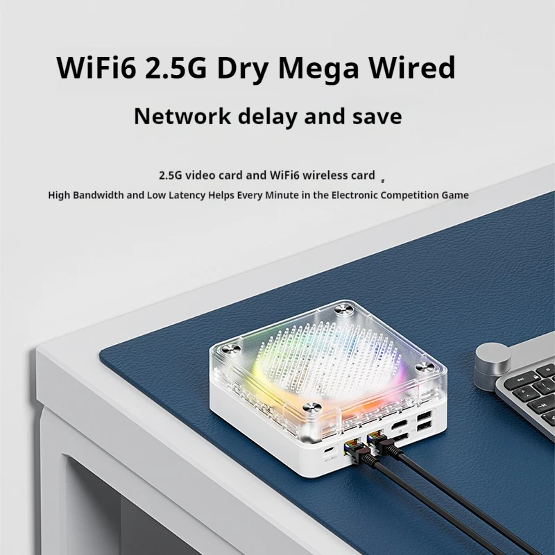 Windows 11 Ryzen DDR5 Pc Game Diy Gaming Computer 8 Core 16 Thread,3.6-5.1GHz TDP:35W-54W Genmachin AMD Ryzen 7 7840HS Mini Pc - Image 5