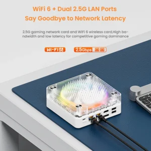 GenMachine AMD Ryzen 9 7940HS Windows 11 Ryzen MINI PC 8 Core 16 Thread 5.2GHz TDP 54W WIFI6 Diy Gaming Computer Mini Pc Gamer